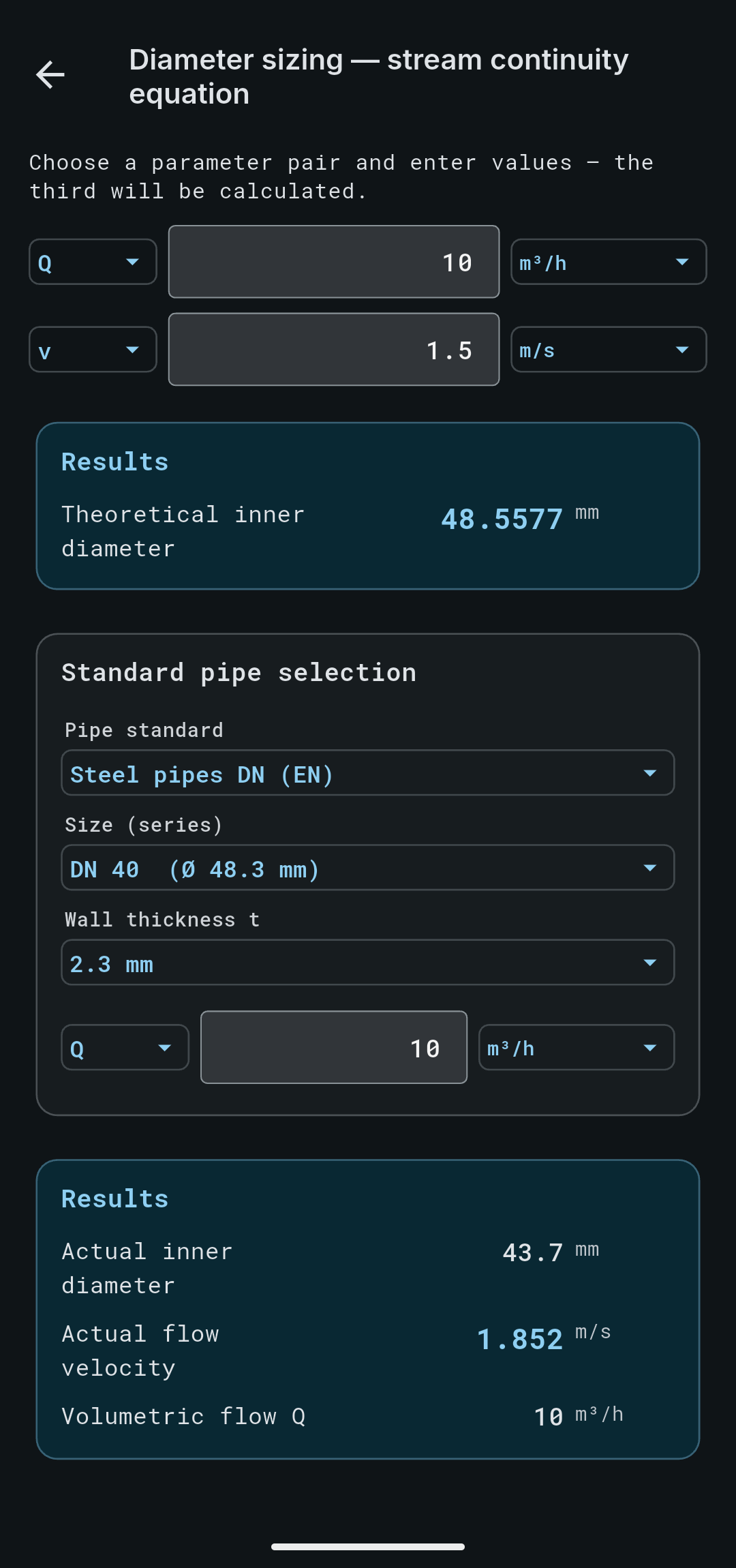 Engineering Calculations