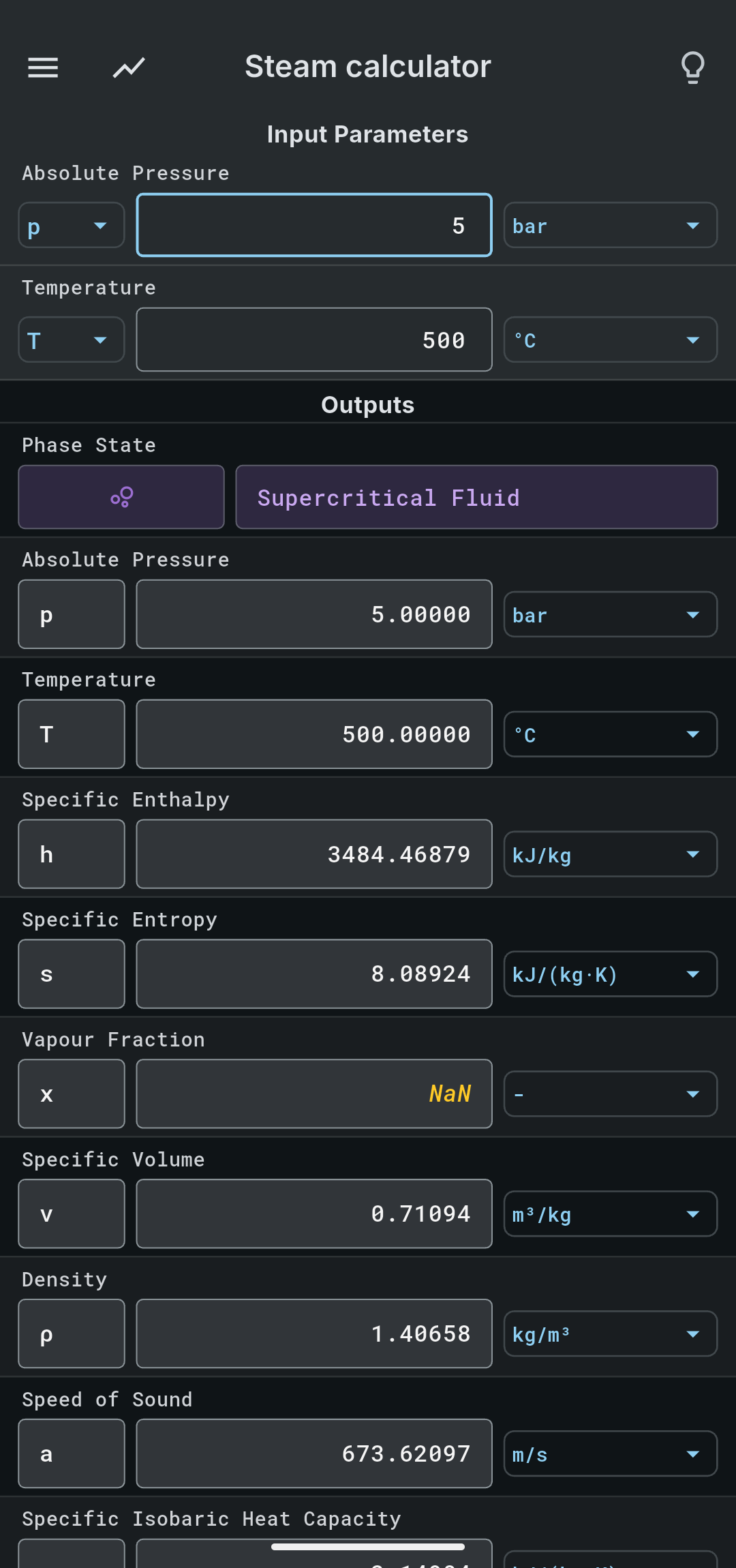 Steam Calculator